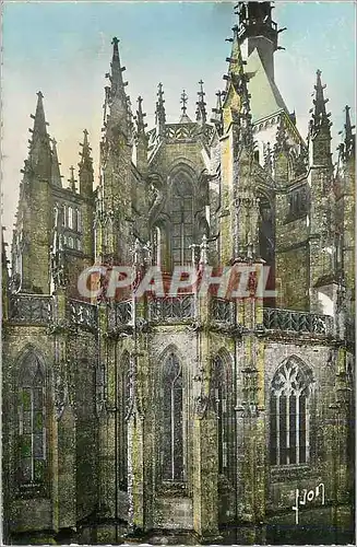 Moderne Karte Mont Saint Michel (Manche) Eglise Abbatiale Le Choeur
