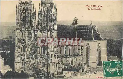 Cartes postales Toul Illustre La Cathedrale