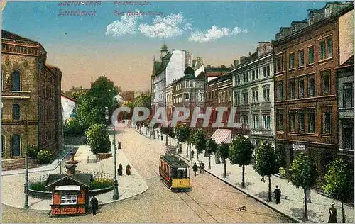 Cartes postales Sarrebruck Rye Reichstrasse Tramway