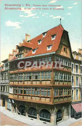 Ansichtskarte AK Strasbourg La plus ancienne Maison de Strasbourg