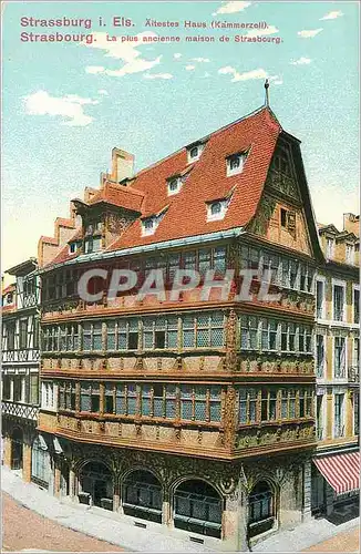 Cartes postales Strasbourg La plus ancienne Maison de Strasbourg