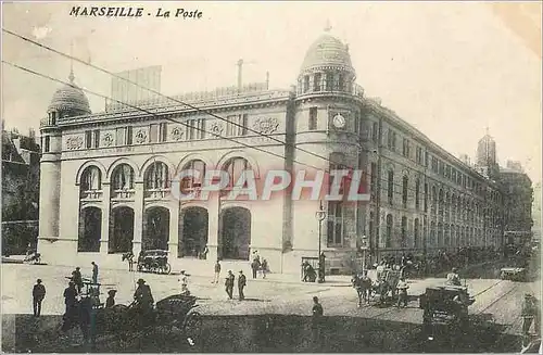 Ansichtskarte AK Marseille La Poste