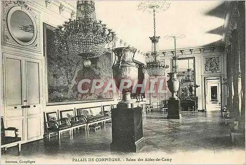 Cartes postales Palais de Compiegne Salon des Aides de Camp