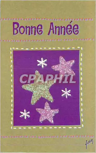 Moderne Karte Bonne Annee