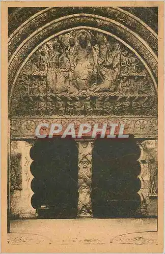 Ansichtskarte AK Eglise Abbatiale de Moissac Le Portail (XIIe Siecle)