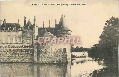 Cartes postales Chateau de Sully sur Loire (Loiret) Partie Sud Ouest