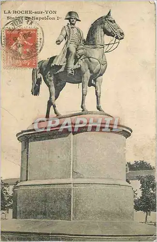 Cartes postales La Roche sur Yon Statue de Napoleon 1er
