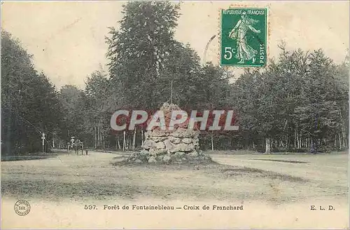 Cartes postales Foret de Fontainebleau Croix de Franchard