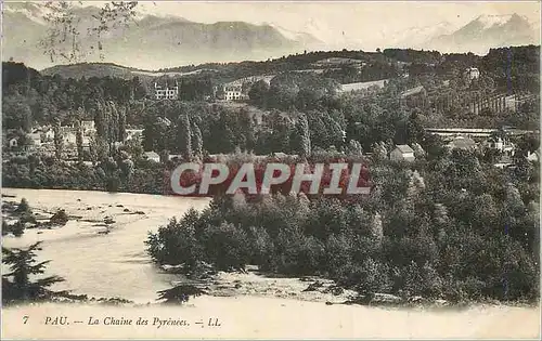 Cartes postales Pau La Chaine des Pyrenees