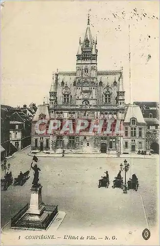 Cartes postales Compiegne L'Hotel de Ville