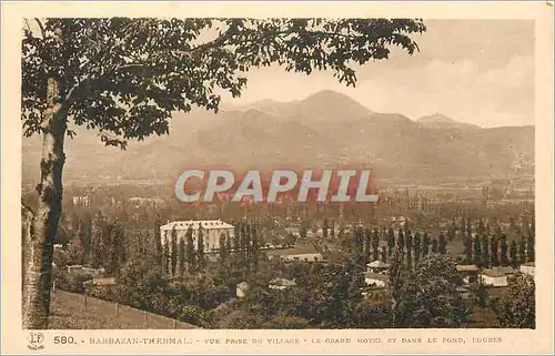 Cartes postales Barbazan Thermal Vue prise du Village