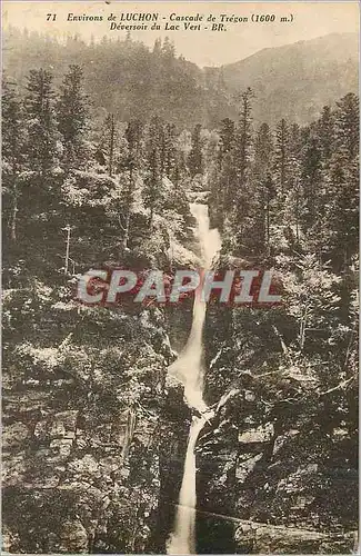 Ansichtskarte AK Env de Luchon Cascade de Tregon (1600 m) Deversoir du Lac Vert