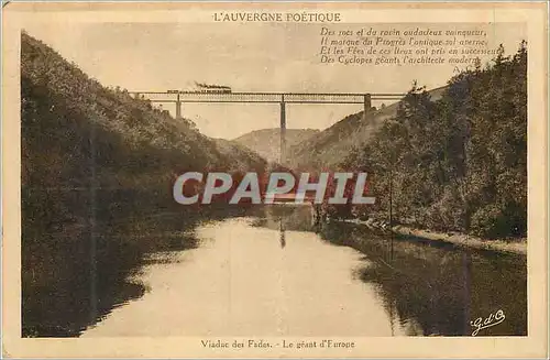 Cartes postales L'Auvergne Pittoresque Viaduc des Fades Le Geant d'Europe