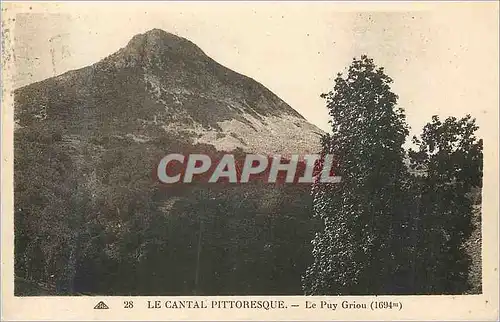 Cartes postales Le Cantal Pittoresque Le Puy Griou (1694 m)