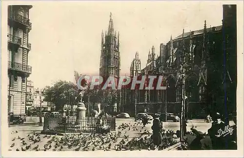 Moderne Karte Bordeaux Les Pigeons de la Cathedrale