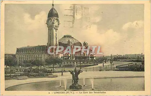 Cartes postales Limoges (H V) La Gare des Benedictins