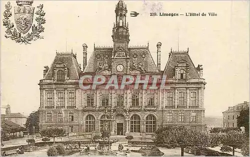 Cartes postales Limoges L'Hotel de Ville