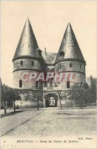 Ansichtskarte AK Beauvais Porte du Palais de Justice