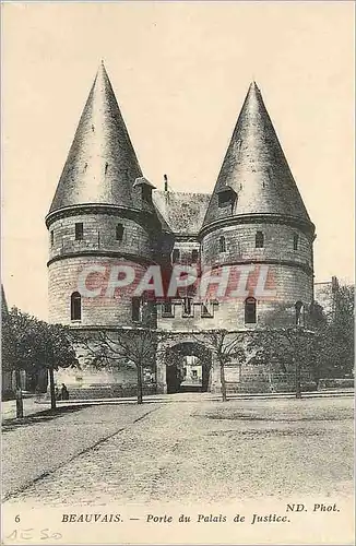 Cartes postales Beauvais Porte du Palais de Justice