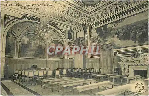 Cartes postales Tours Nouvelle Hotel de Ville Salle des Mariages