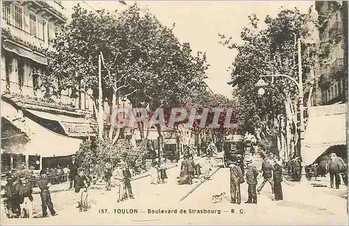 Cartes postales Toulon Boulevard de Strasbourg Militaria