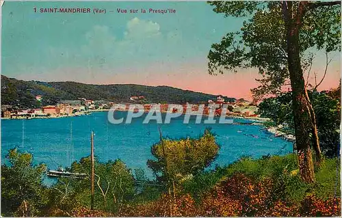 Cartes postales Saint Mandrier (Var) Vue sur la Presqu'Ile