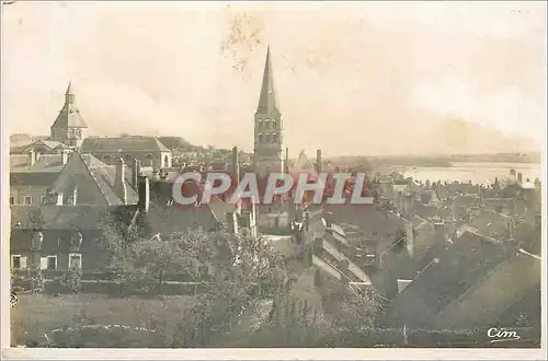 Cartes postales moderne La Charite sur Loire (Nievre) L'Eglise et les Vieux Toits