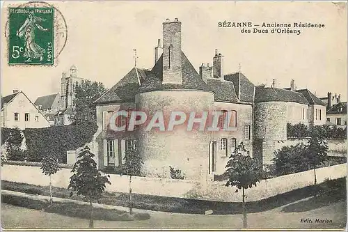 Cartes postales Sezanne Ancienne Residence des Ducs d'Orleans