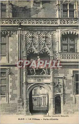 Cartes postales Blois Le Chateau Porte d'Entree