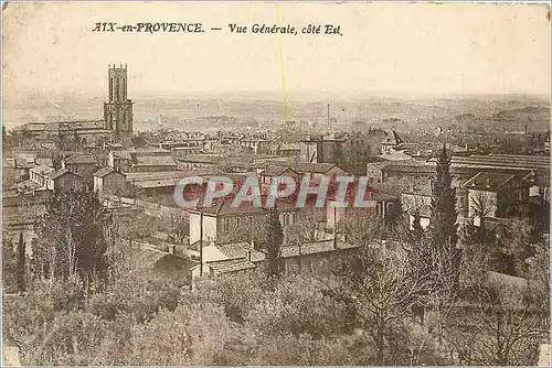 Cartes postales Aix en Provence Vue Generale Cote Est