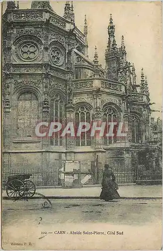 Cartes postales Caen Abside Saint Pierre Cote Sud