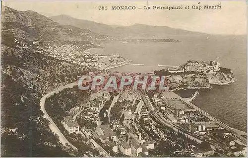 Cartes postales Monaco La Principaute et Cap Martin