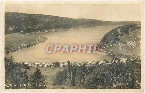 Cartes postales moderne Le Pont et le Lac de Joux