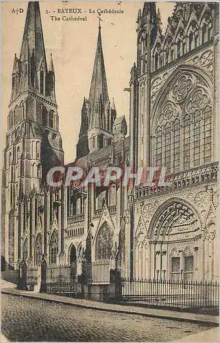 Cartes postales Bayeux La Cathedrale