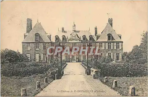 Cartes postales Le Chateau de Rabodanges (Calvados)