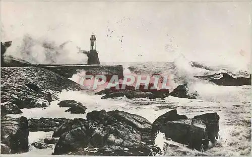 Moderne Karte Les Sables d'Olonne Vendee Phare