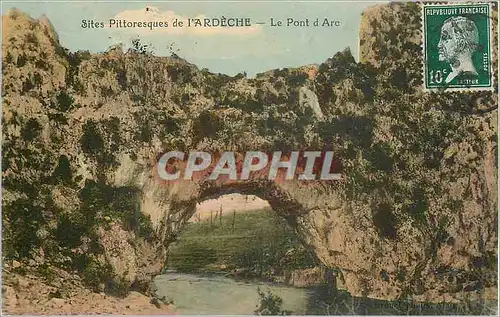 Ansichtskarte AK Sites Pittoresques de l'Ardeche Le Pont d'Arc