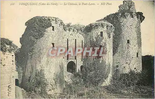 Ansichtskarte AK Tonquedec (Cotes du Nord) Le Chateau Le Pont Levis