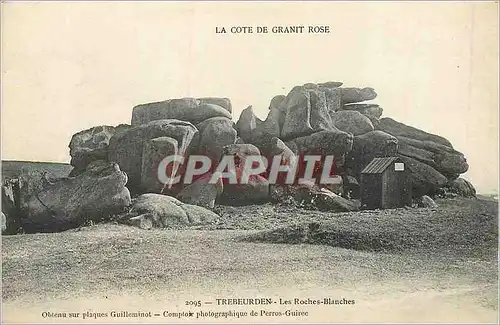 Cartes postales Trebeurden La Cote de Granit Rose Les Roches Blanches