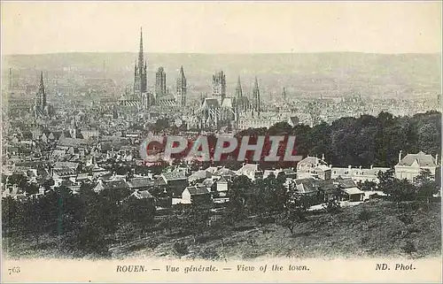 Cartes postales Rouen Vue Generale