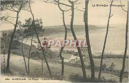 Ansichtskarte AK St Efflam La Bretagne Pittoresque La Plage de la Plage