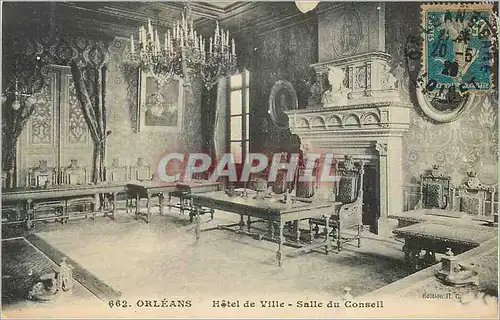 Ansichtskarte AK Orleans Hotel de Ville Salle du Conseil