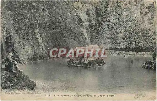 Cartes postales La Source du Lison au fond du Creux Billard