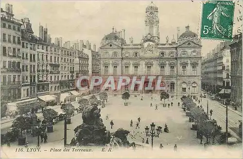 Cartes postales Lyon Place des Terreaux