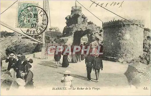 Cartes postales Biarritz Le Rocher de la Vierge