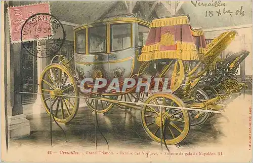 Ansichtskarte AK Versailles Grand Trianon Remise des Voitures Voiture de Gala de Napoleon III