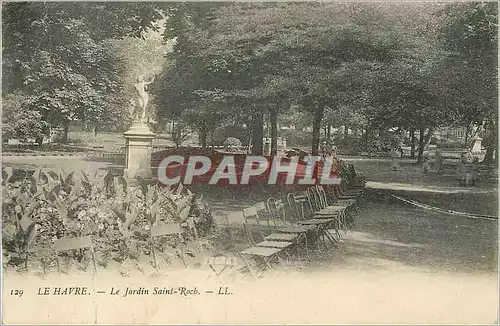 Cartes postales Le Havre Le Jardin Saint Rocb