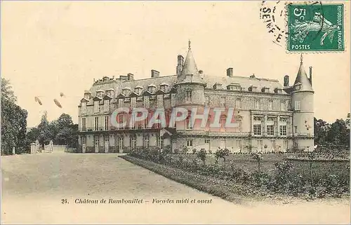 Ansichtskarte AK Chateau de Rambouillet Facades Midi et Ouest