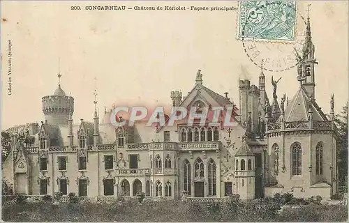 Ansichtskarte AK Concarneau Chateau de Keriolet Facade Principale