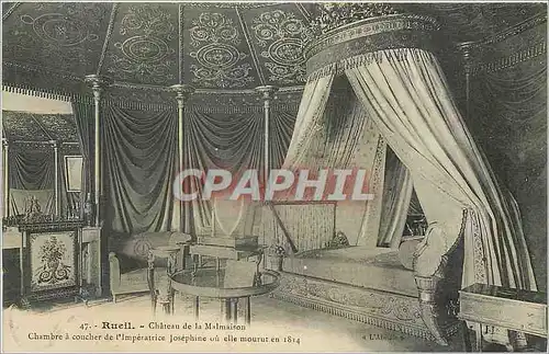 Cartes postales Rueil Chateau de la Malmaison Chambre a Coucher de l'Imperatrice Josephine